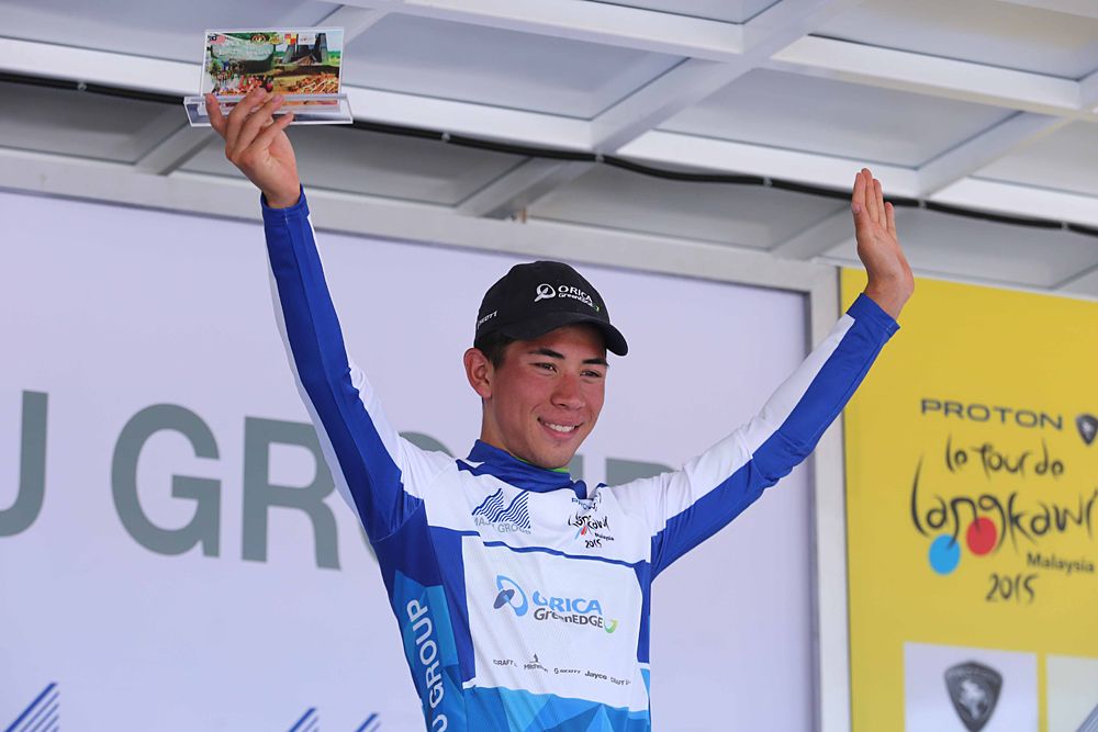 Caleb Ewan (Orica-GreenEdge) is also leading the points competition