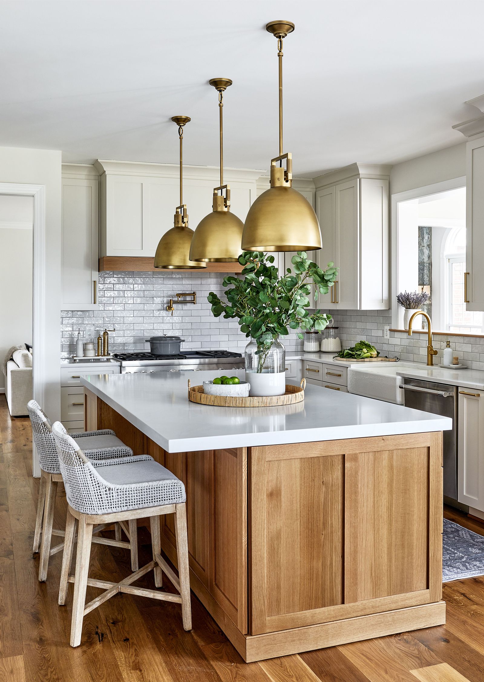 Should a kitchen island be the same height as the counters? Homes