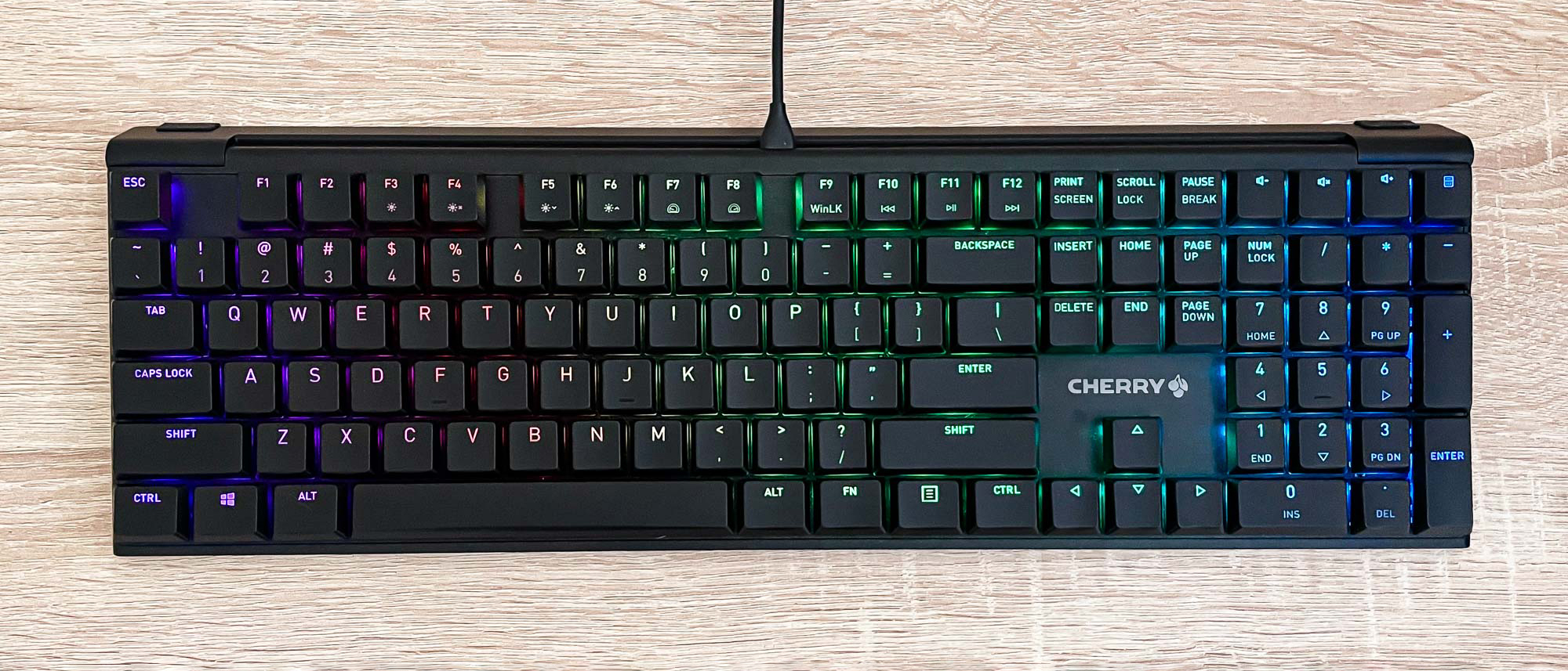 Cherry MX 10.0N RGB Mechanical Low Profile Keyboard Review - PC