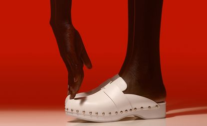 White Clog Hermès