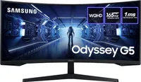 Samsung Odyssey G5 | 34-inch | 3440 x 1440 | 165 Hz | VA | 1000R curve | $399.99$299.99 at Amazon (save $100)