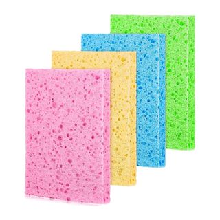 4 Pieces Cellulose Sponge Wipes