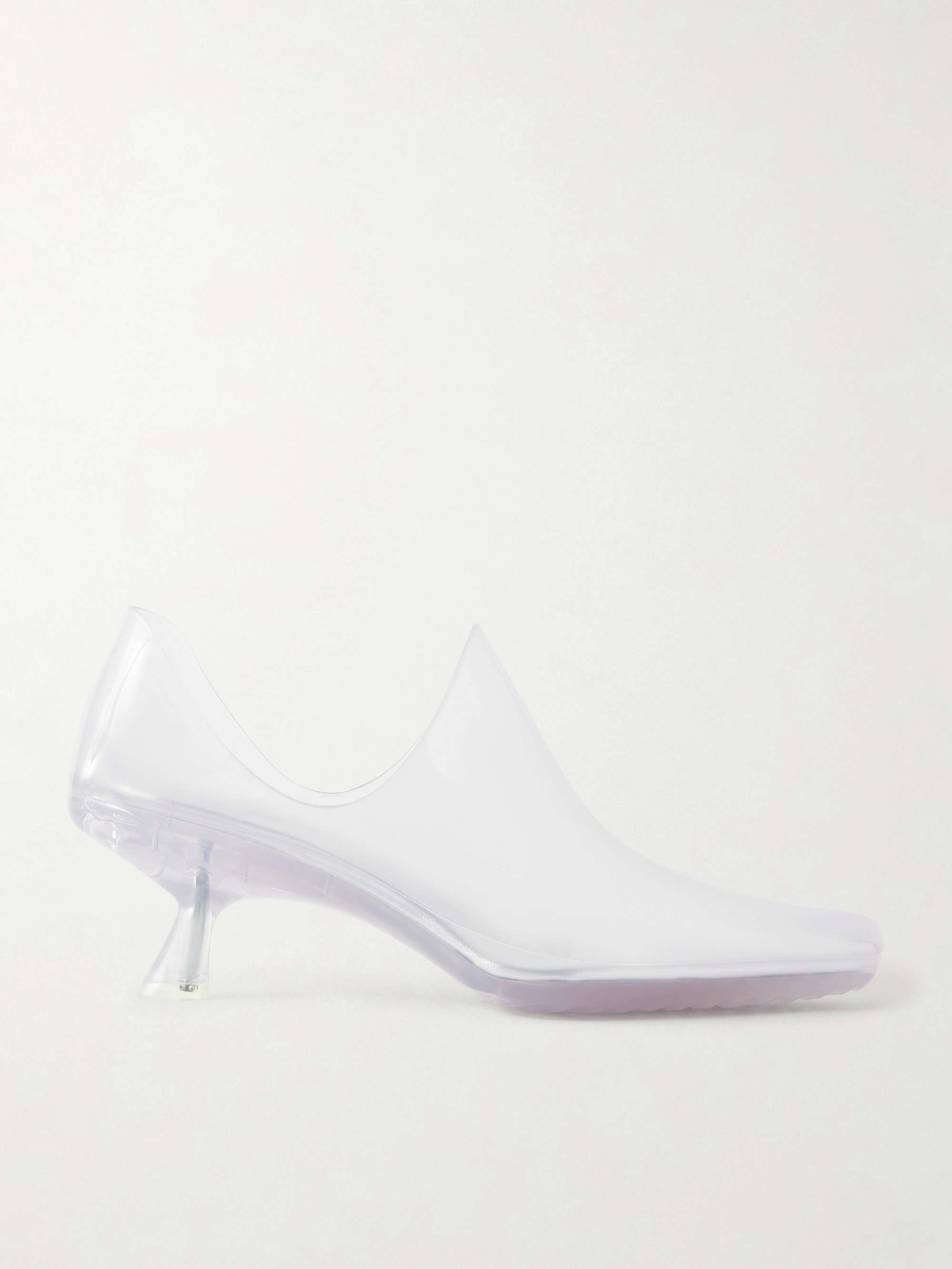Emily Aqua PVC Ankle Boots