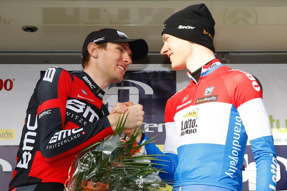 Van Garderen and Kelderman after the Ruta del Sol time trial.