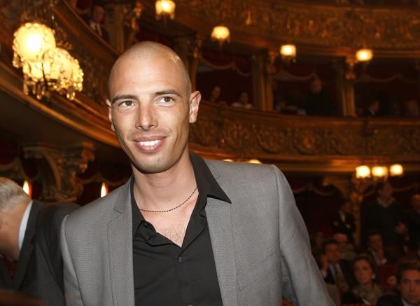 Alessandro Ballan was sporting a new look at the Giro route presentation.