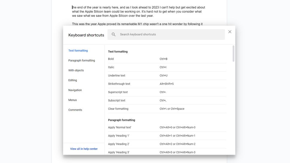 7 Google Docs keyboard shortcuts to get more done in less time Tom's