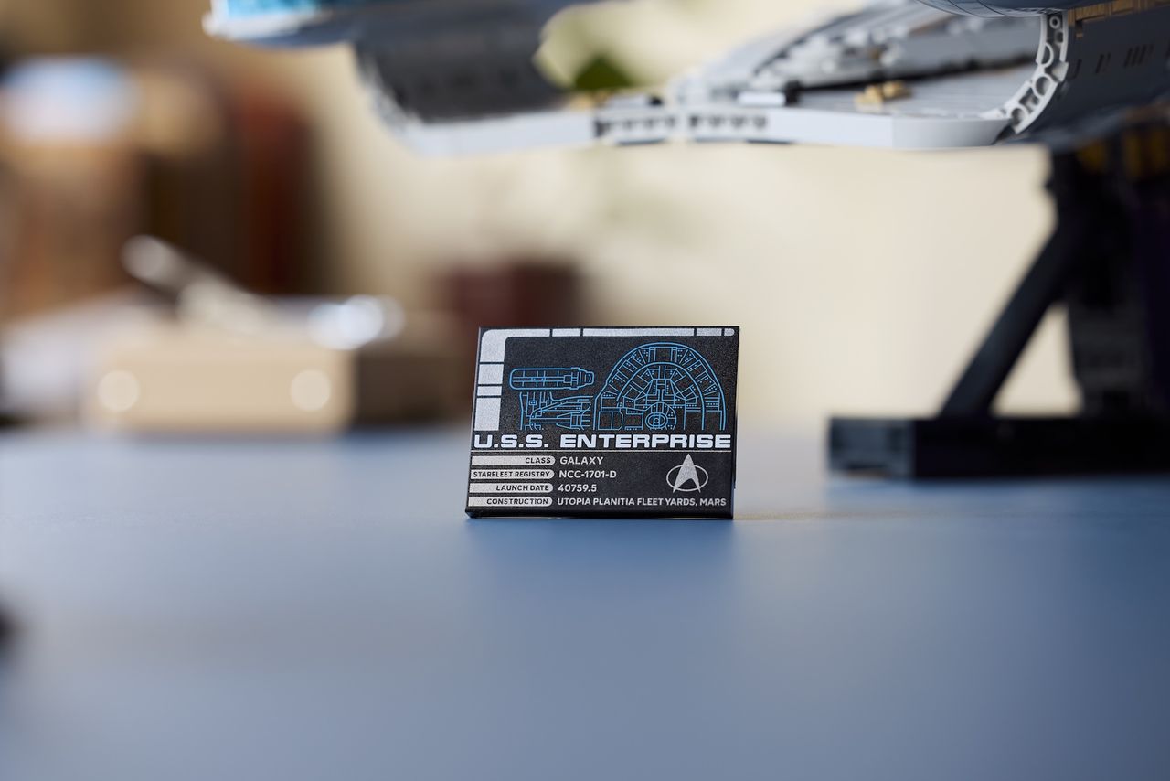 LEGO Star Trek set from multiple angles