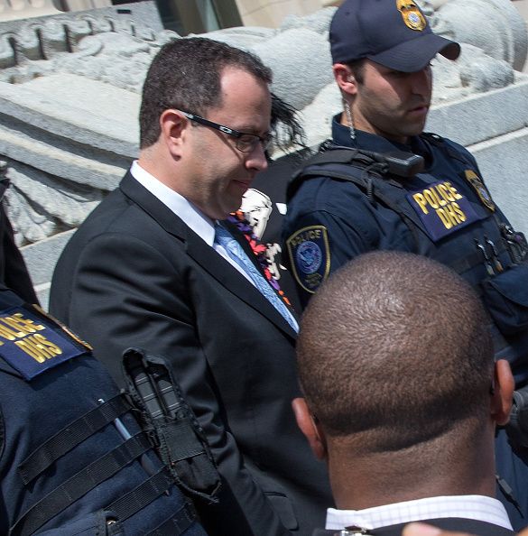 Jared Fogle leaves the Indianapolis courthouse.