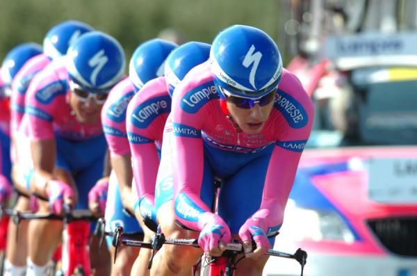 Lampre-ISD led by Adriano Malori
