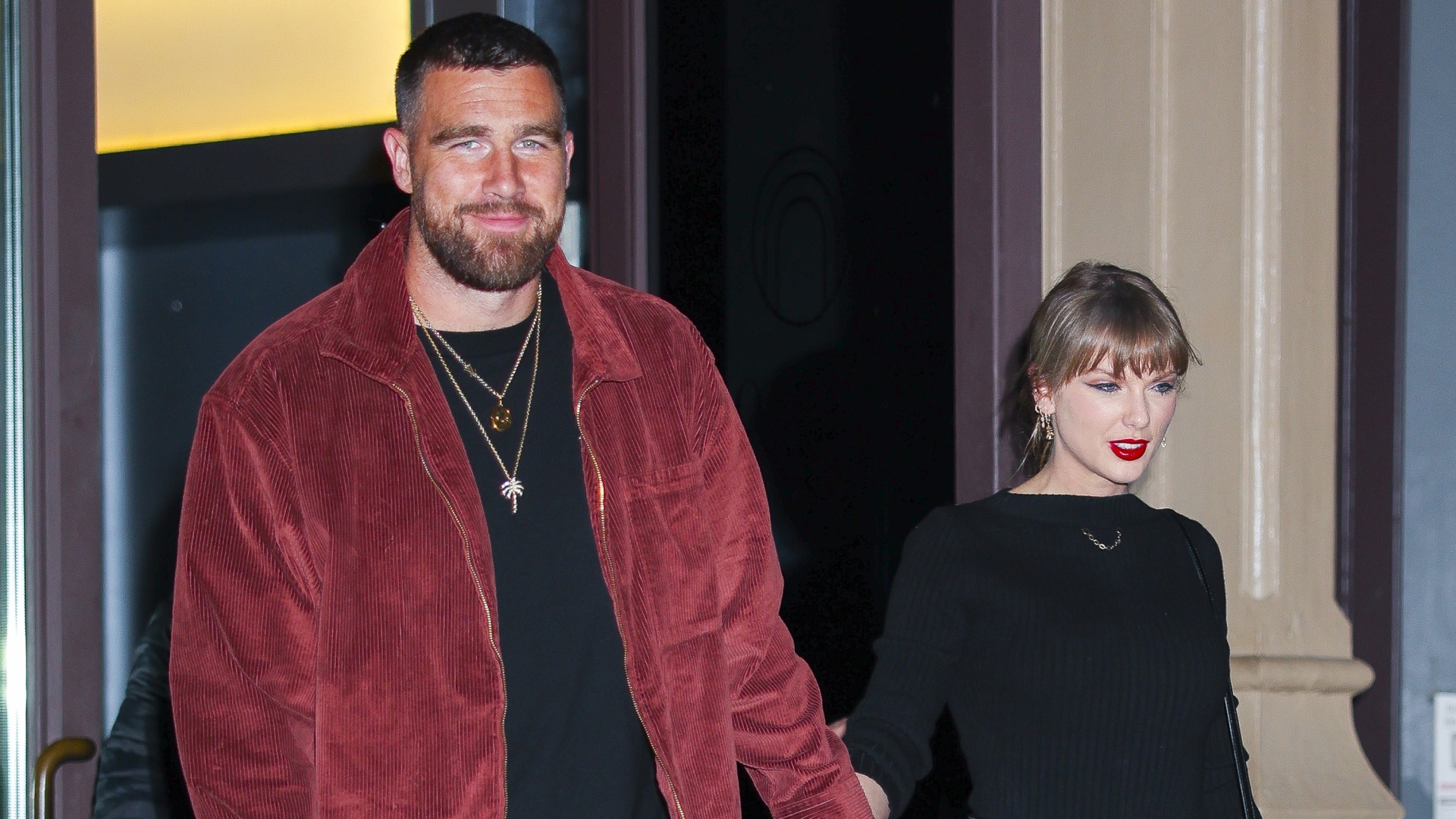Taylor Swift and Travis Kelce photographed in New York City