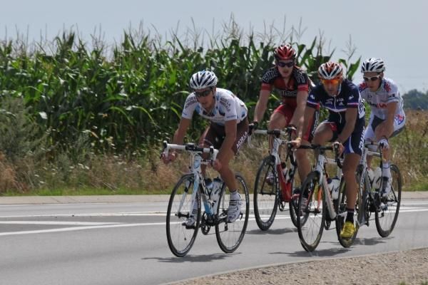 The break of the day on the move in stage one.