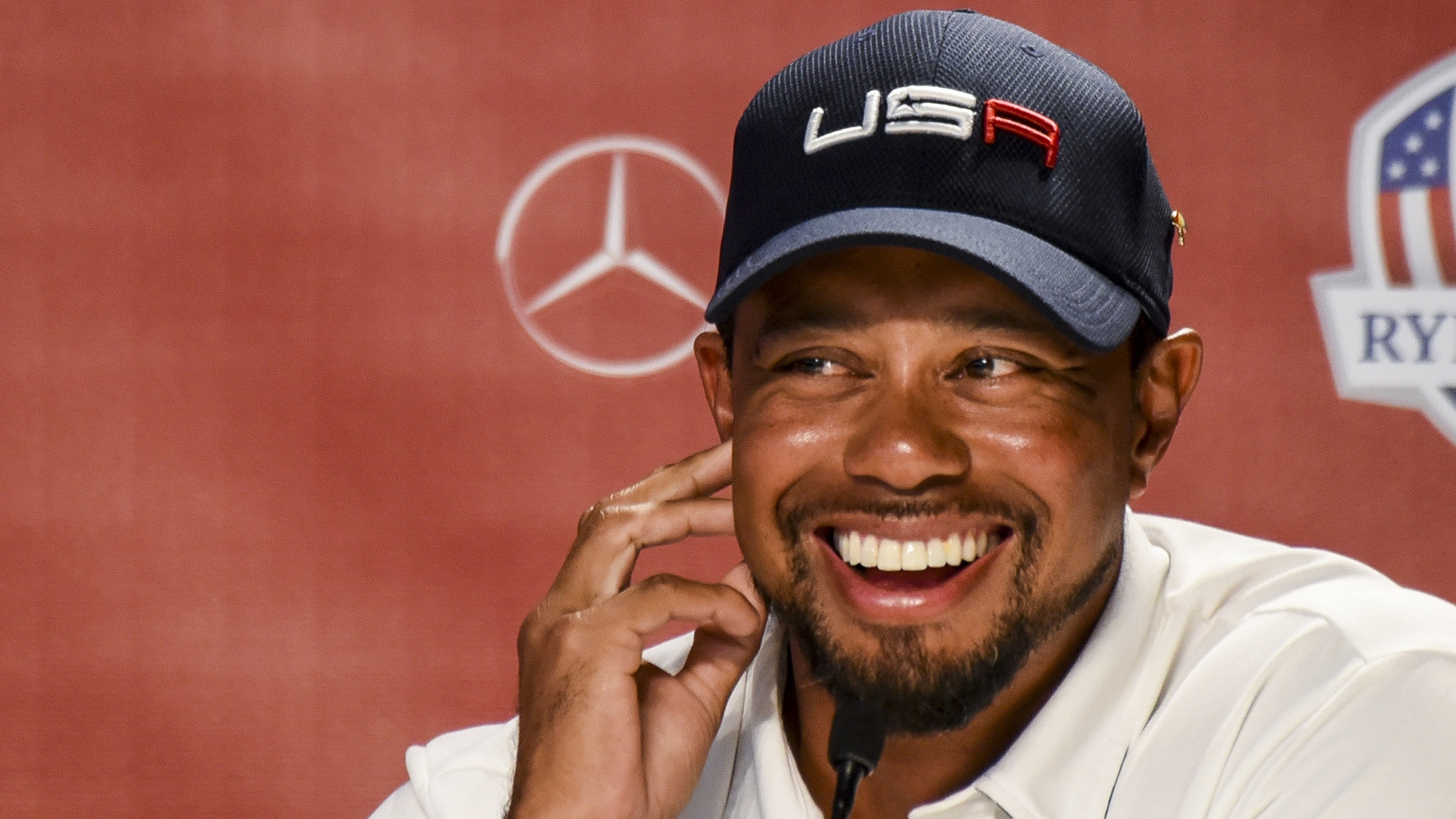 Tiger Woods at the Ryder Cup
