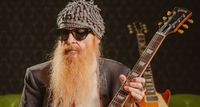 Billy Gibbons with his Pearly Gates replica Les Paul Standard.