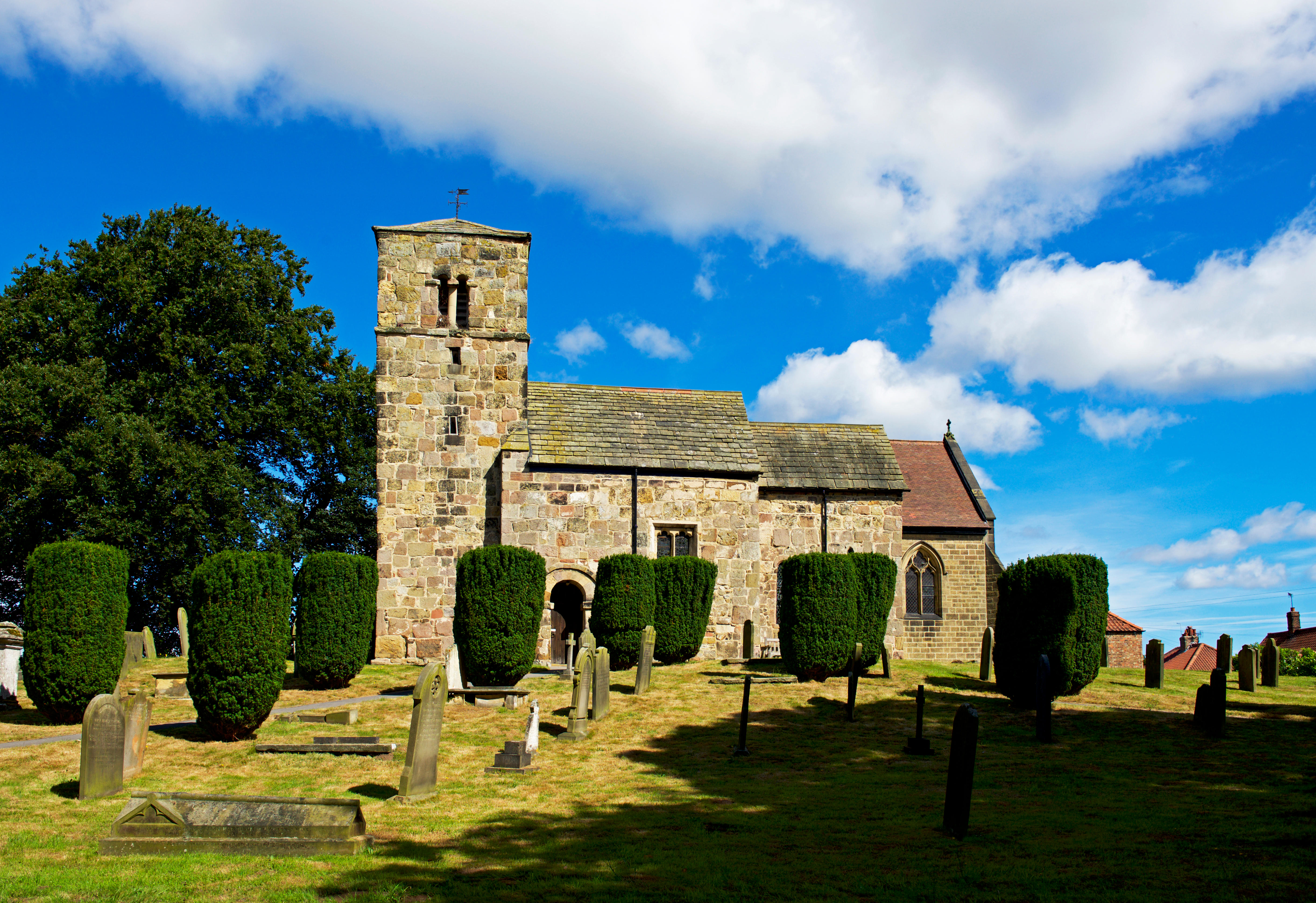 St John the Baptist's Church in the village of Kirk Hammerton, near York.