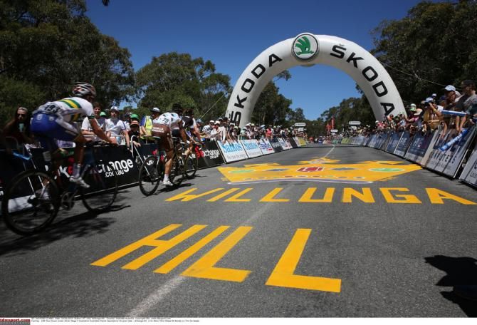 Willunga Hill once again saw the race explode