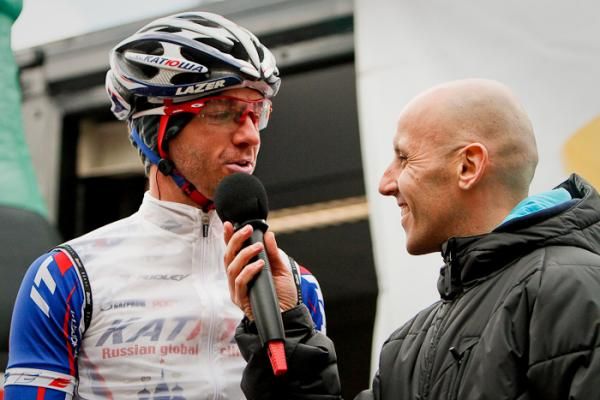 Another local hero Joan Horrach (Katusha), also from the town of Dei&agrave;, talking about his plans at the start of today's stage.