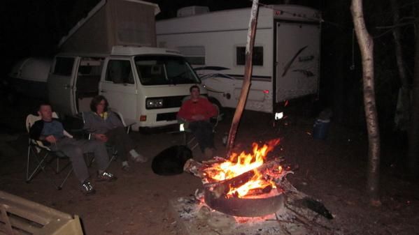 Relaxing by the fire after a delightful four-hour shred of the Kingdom Trails in Vermont