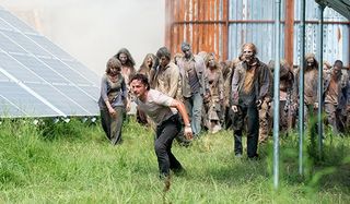 Rick and zombies