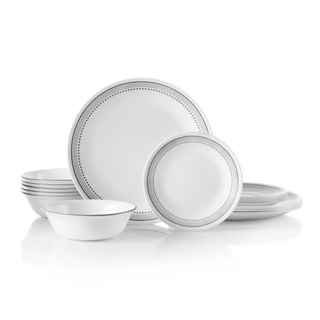Corelle mystic grey dinnerware set