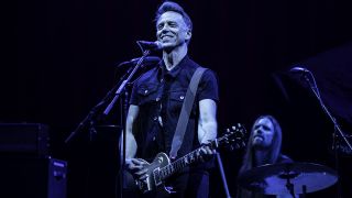 Matt Cameron playing guitar with Is This Real?