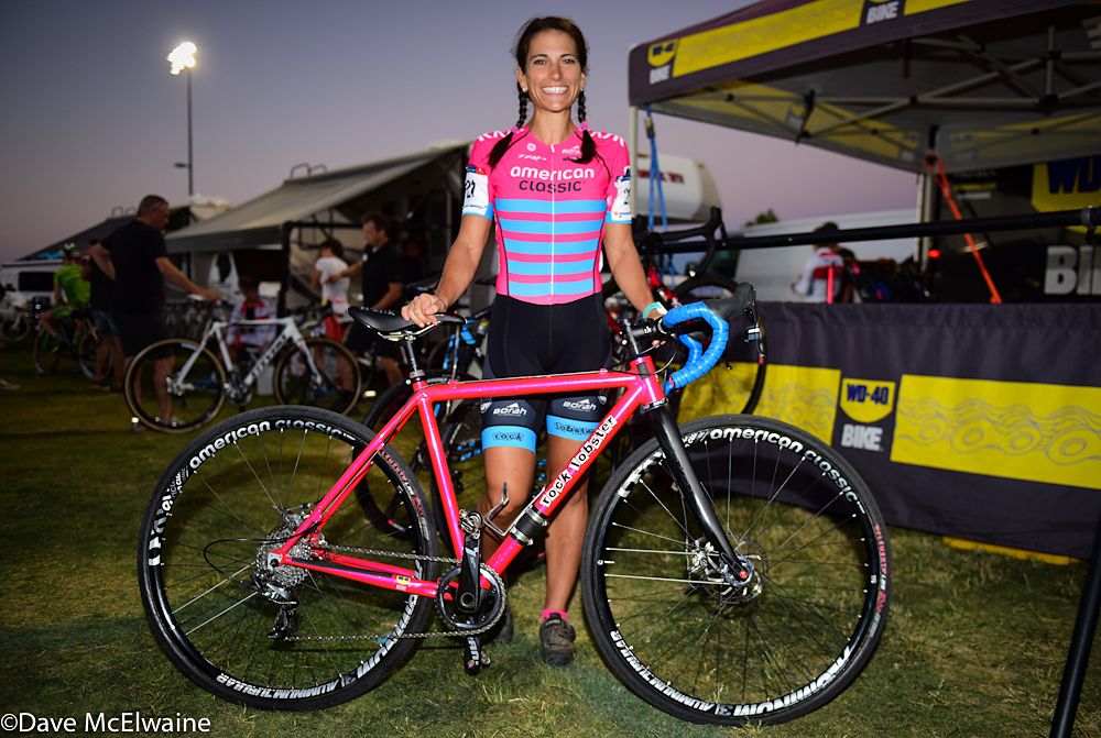 Courtenay McFadden (American Classic) with new colors and with a new Rock Lobster bike