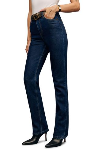 Jax High Waist Straight Leg Jeans