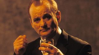 Bill Murray wearing a tuxedo for a Japanese whiskey commercial in Lost in Translation