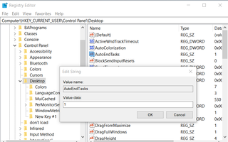 Force Windows to Close Apps at Shutdown