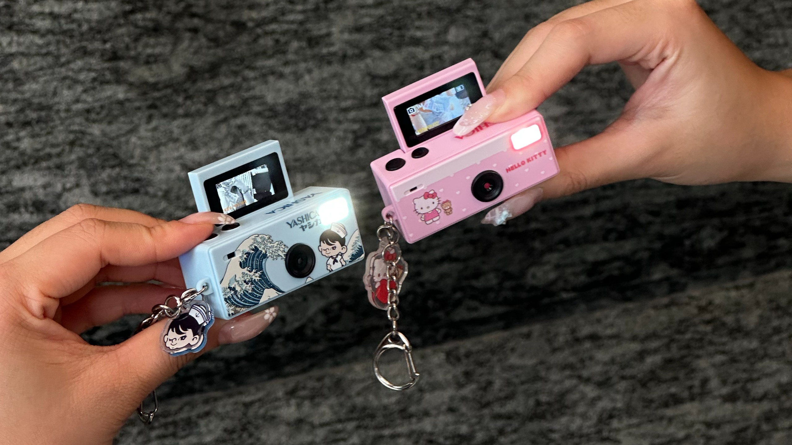 The Yashica Funtastic Keychain Camera in four new designs