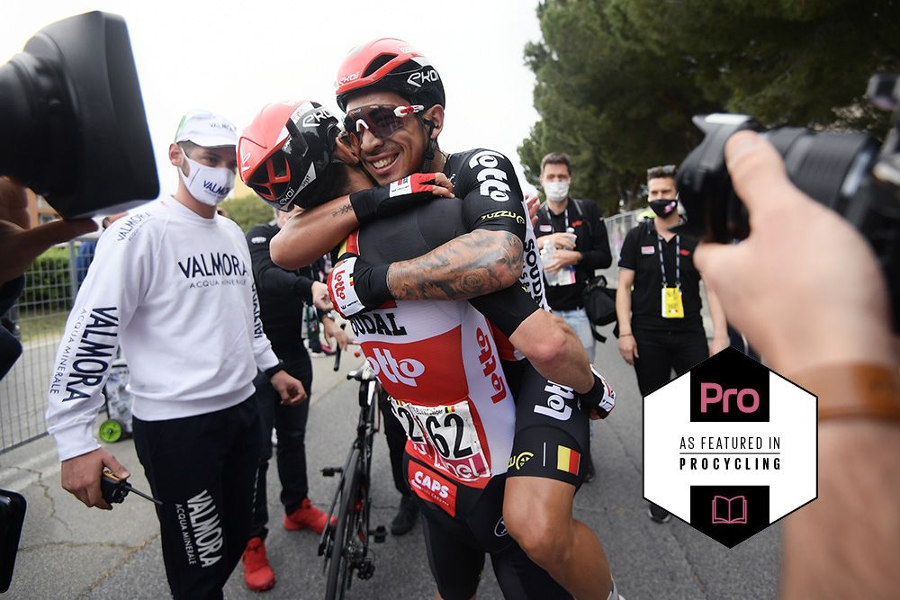 Caleb Ewan (Lotto Soudal) winning his second stage of the 2021 Giro d&#039;Italia