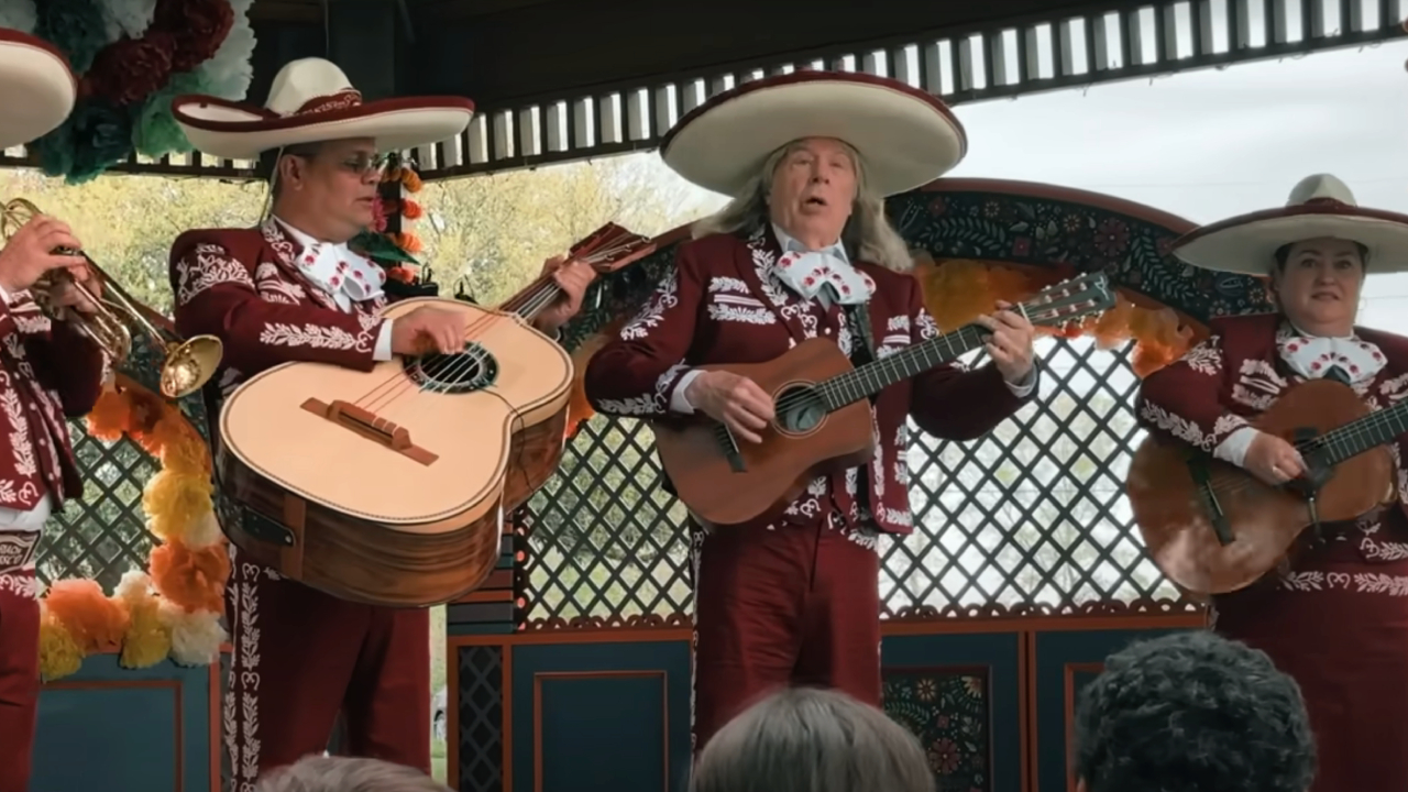 Michael McKean as David playing with a mariachi band in Spinal Tap II: The End Continues