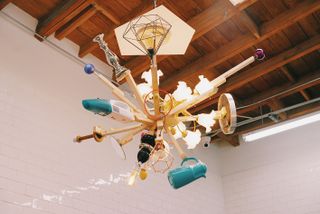 DSMLA has also worked with six international artists on a series of chandeliers that are dotted throughout the space
