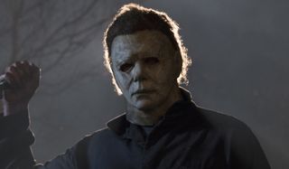 Halloween 2018 Michael Myers Holding A Knife