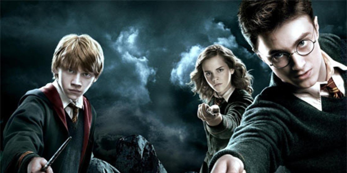 Emma Watson, Rupert Grint, and Daniel Radcliffe in Harry Potter and the Order of the Phoenix