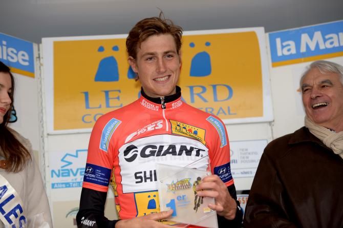 Tobias Ludvigsson on the podium