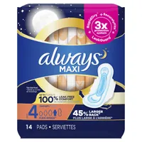 Always Maxi Pads | Was $9.40, now $7.37 at Amazon
