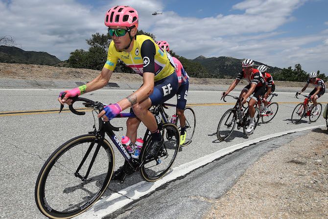 Race leader Tejay van Garderen (EF Education First) during stage 6 of the 2019 Tour of California