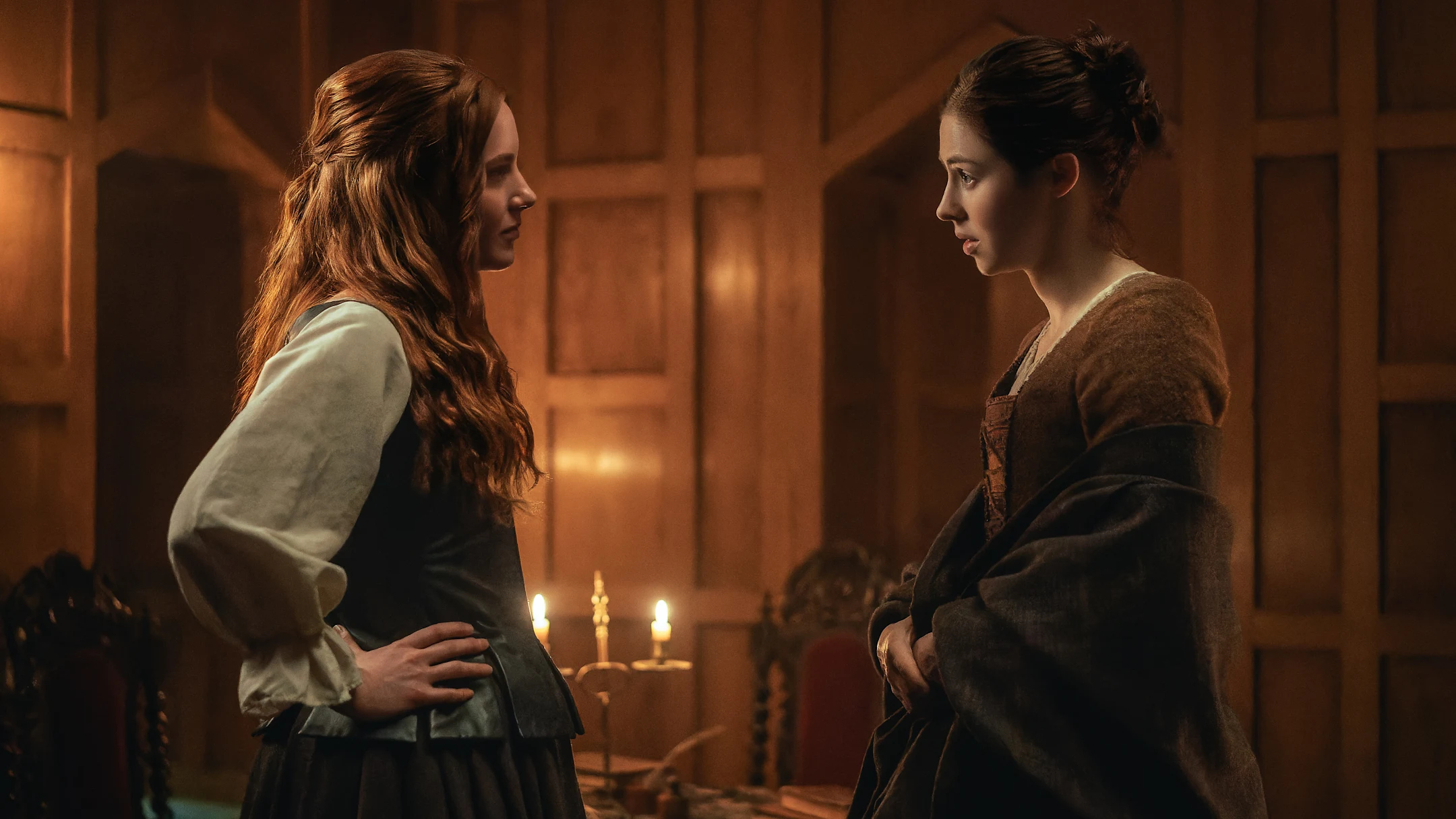 Ellen and Julia meet on Outlander: Blood of my Blood.