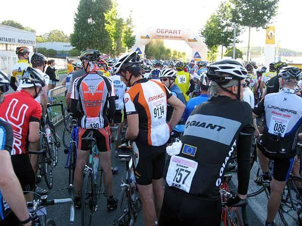 Gathering for the depart.