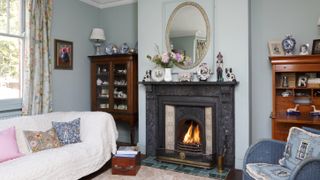 Fireplace with Victorian fire surround
