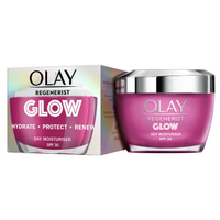 Olay Regenerist Glow Light Moisturiser with SPF 30, was £34.99 now £17.45, Superdrug