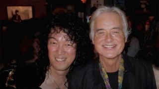 Mr. Jimmy (left) and Jimmy Page on the night Page saw the former play a full Led Zeppelin set