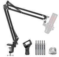 InnoGear microphone boom arm | Steel construction | Adjustable angle | Desk clamp mount | $22.99 $16.59 (save $6.40)