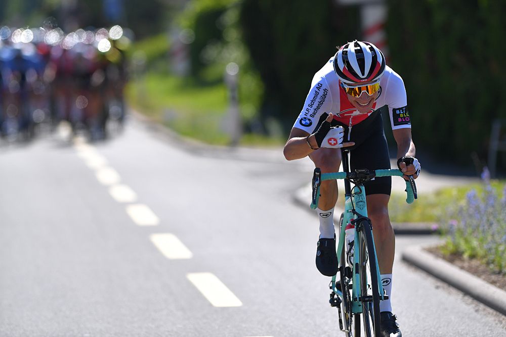 Simon Pellaud of Switzerland and Team Switzerland / during the 83rd Tour of Switzerland, Stage 3