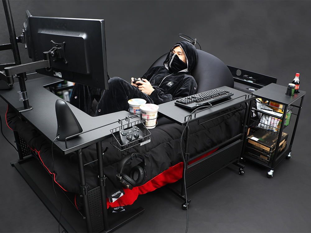 Gaming Bed Comes with Everything You Need, Except a Life