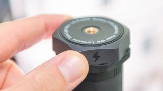 Lume Cube RGB Tube Light Mini rotating end being adjusted by hand