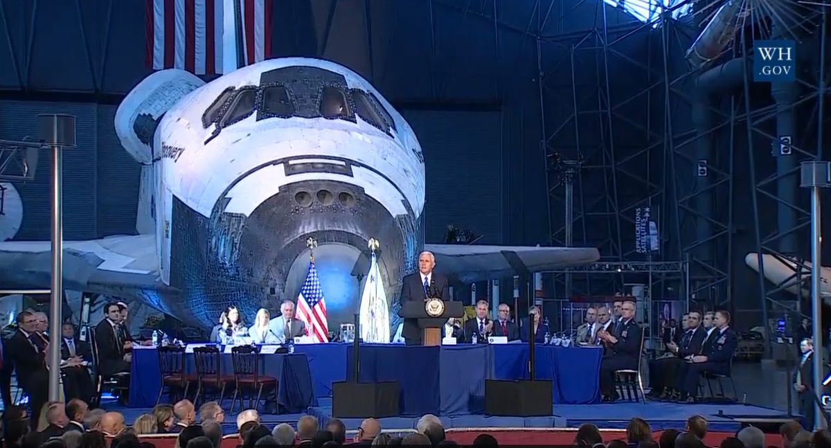 Full Replay: 1st National Space Council Meeting with VP Mike Pence | Space