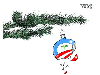 Obama cartoon second term