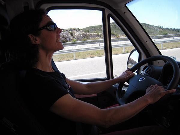 Driving to Spain in the RV.