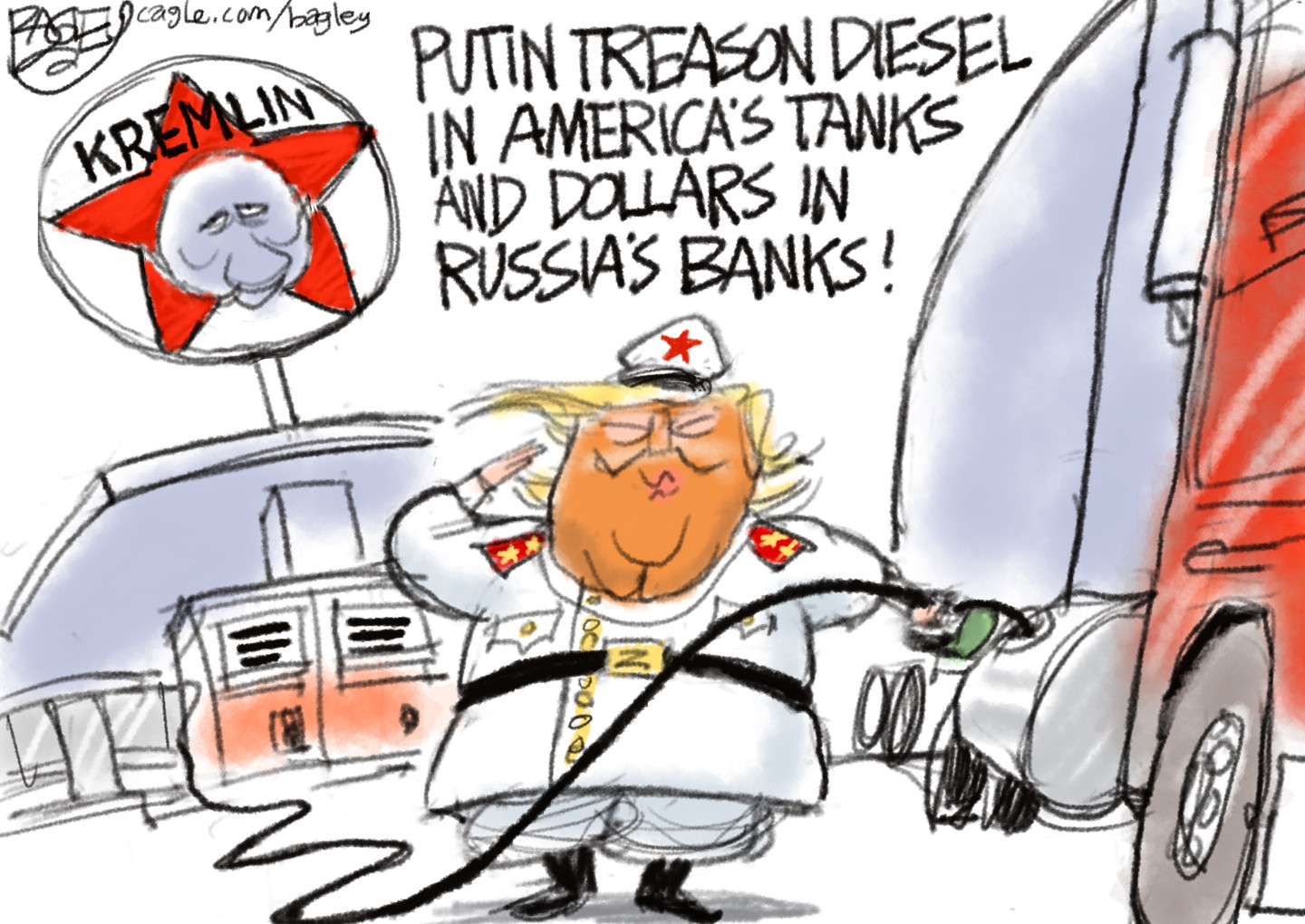 Political cartoon